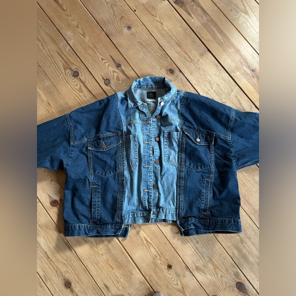 BDG Jackets & Blazers - BDG Light and Dark Blue Denim Jacket
